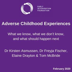 Adverse childhood experiences What we know, what we don’t know, and what should happen next