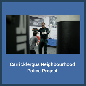 Carrickfergus Neighbourhood police officers box clever to engage with young people
